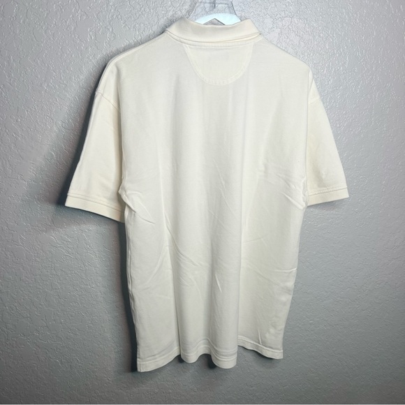 White/Cream IZod Polo Shirt - Picture 3 of 6